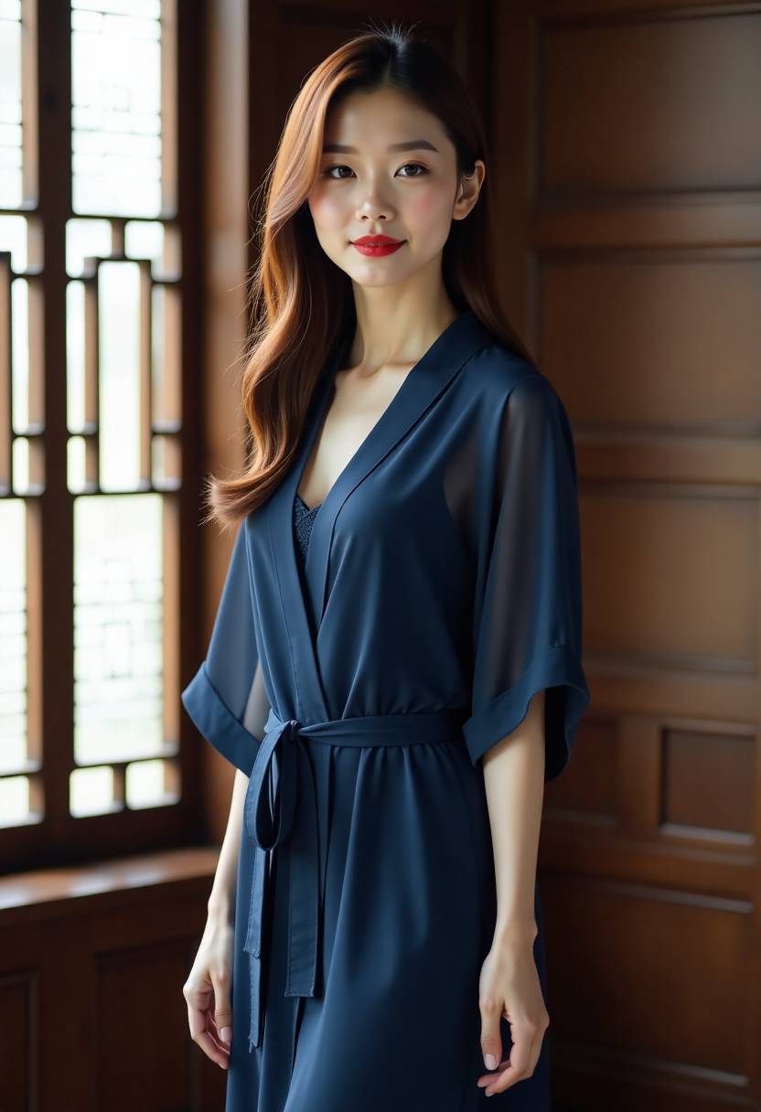 河灯少女